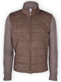 Gran Sasso Knitwear & Jumpers Gran Sasso - Alcantara & Wool Eco-Down Jacket
