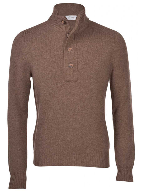 Gran Sasso Knitwear & Jumpers Gran Sasso - Button Closing Quarter Zip