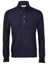 Gran Sasso Knitwear & Jumpers Gran Sasso - Button Closing Quarter Zip