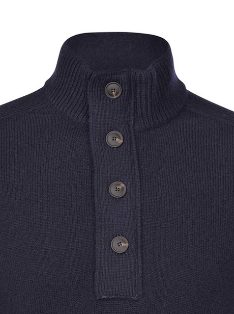 Gran Sasso Knitwear & Jumpers Gran Sasso - Button Closing Quarter Zip