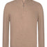 Gran Sasso Knitwear & Jumpers Gran Sasso - Cashmere Biscuit 1/4 Zip Jumper