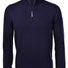 Gran Sasso Knitwear & Jumpers Gran Sasso - Cashmere/Wool 1/4 Zip Navy Jumper