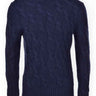 Gran Sasso Knitwear & Jumpers Gran Sasso - Crew Neck Cable Knit Jumper