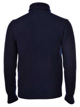 Gran Sasso Knitwear & Jumpers Gran Sasso - Full Zip Ribbed Cashmere/Wool Knit