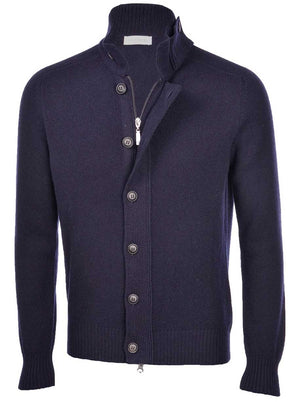 Gran Sasso Knitwear & Jumpers Gran Sasso - Full Zip With Buttons Cardigan