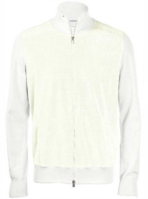 Gran Sasso Knitwear & Jumpers Gran Sasso - Merino & Alcantara Stone Hybrid