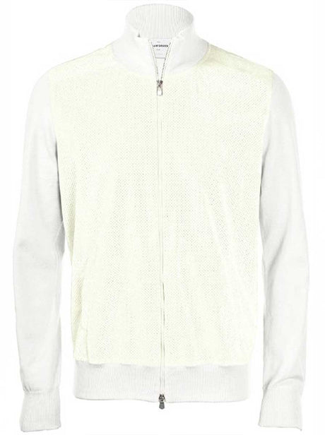 Gran Sasso Knitwear & Jumpers Gran Sasso - Merino & Alcantara Stone Hybrid
