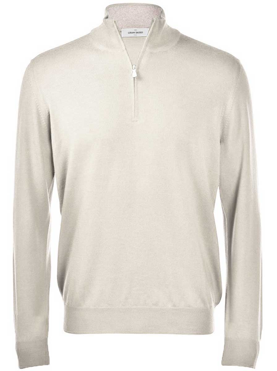 Gran Sasso Knitwear & Jumpers Gran Sasso - Merino Quarter Zip Knitwear