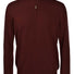 Gran Sasso Knitwear & Jumpers Gran Sasso - Merino Wool 1/4 Zip Burgundy Jumper