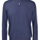 Gran Sasso Knitwear & Jumpers Gran Sasso - Merino Wool 1/4 Zip Denim Jumper