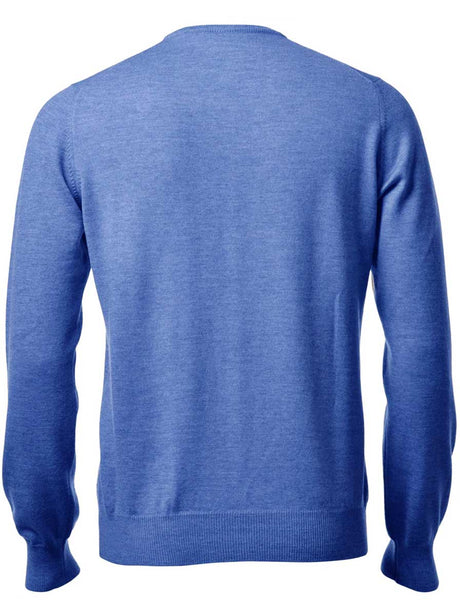 Gran Sasso Knitwear & Jumpers Gran Sasso - Merino Wool Crew Neck Blue Knitwear