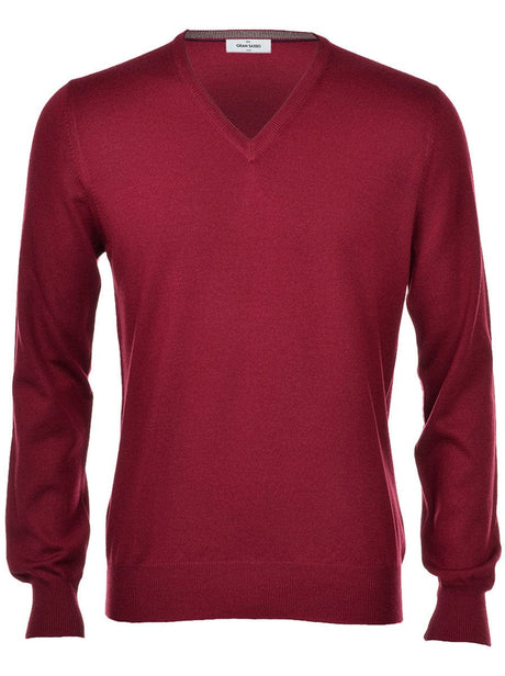 Gran Sasso Knitwear & Jumpers Gran Sasso - Merino Wool V-Neck