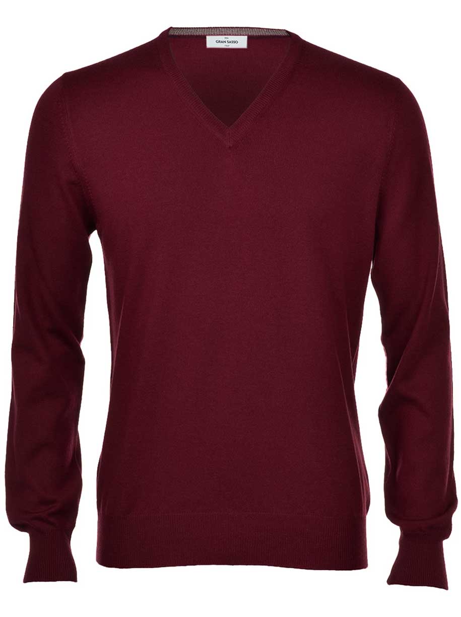 Gran Sasso Knitwear & Jumpers Gran Sasso - Merino Wool V-Neck