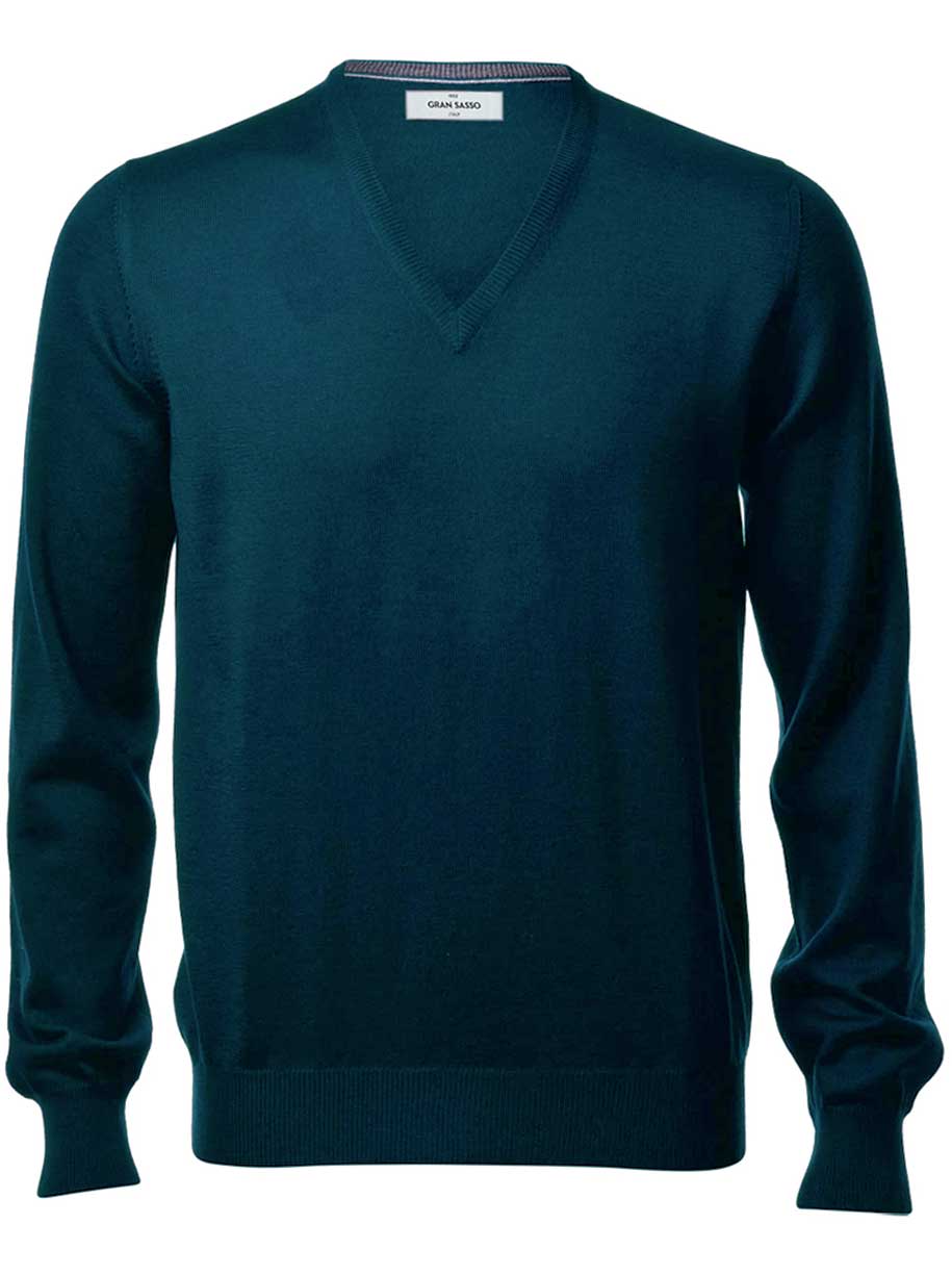 Gran Sasso Knitwear & Jumpers Gran Sasso - Merino Wool V-Neck