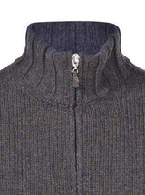 Gran Sasso Knitwear & Jumpers Gran Sasso -  Mouline Quarter Zip