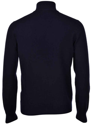 Gran Sasso Knitwear & Jumpers Gran Sasso - Seasonal Merino Wool 1/4 Zip Mock Neck