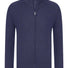 Gran Sasso Knitwear & Jumpers Gran Sasso - Wool/Cashmere Blue Ribbed Full Zip Cream Cardigan 23130/19688.589 226