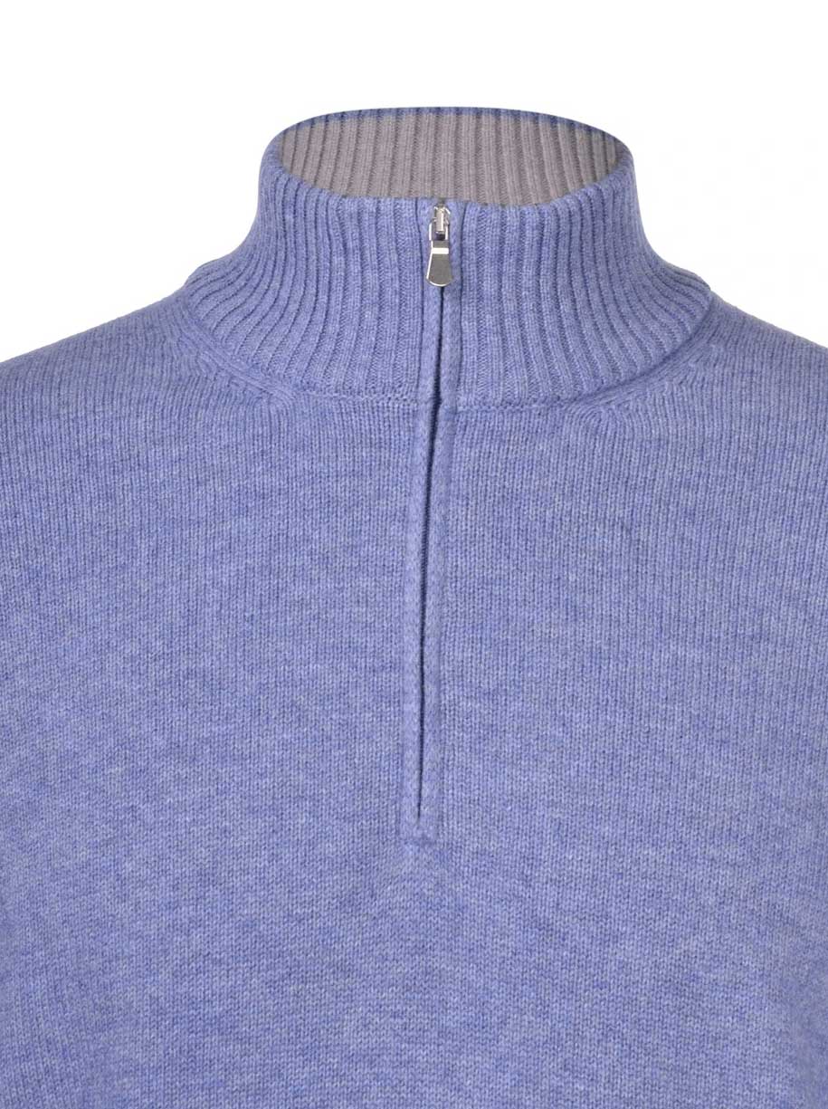 Gran Sasso Knitwear & Jumpers Gran Sasso -  Wool/Cashmere Quarter Zip