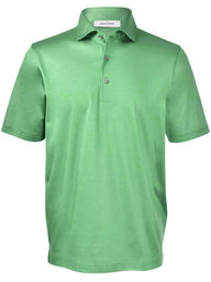 Gran Sasso Polo & T-Shirts Gran Sasso - Mercerised Cotton Green Polo Shirt