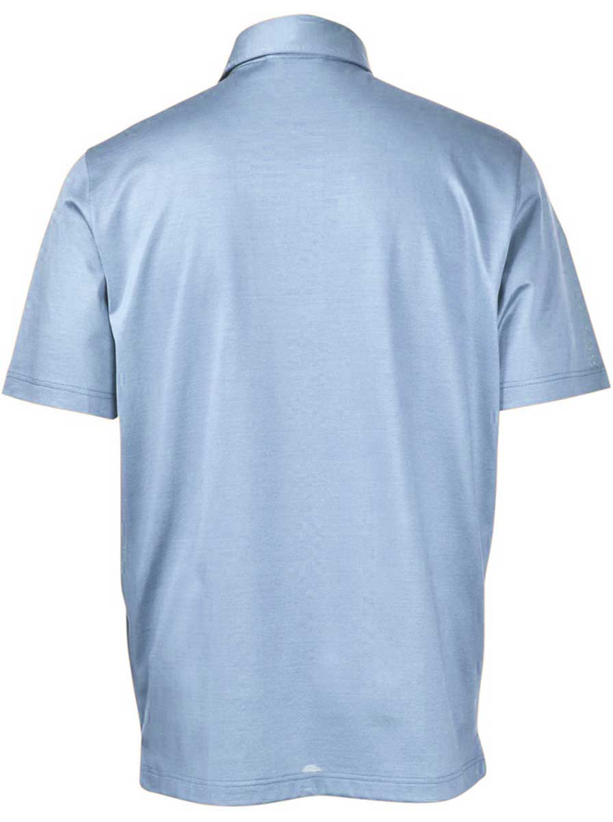 Gran Sasso Polo & T-Shirts Gran Sasso - Mercerised Cotton Sky Polo Shirt