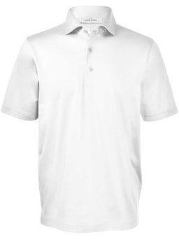 Gran Sasso Polo & T-Shirts Gran Sasso - Mercerised Cotton White Polo Shirt