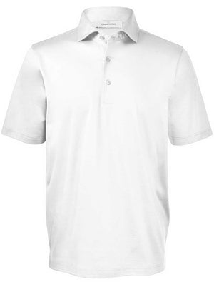 Gran Sasso Polo & T-Shirts Gran Sasso - Mercerised Cotton White Polo Shirt