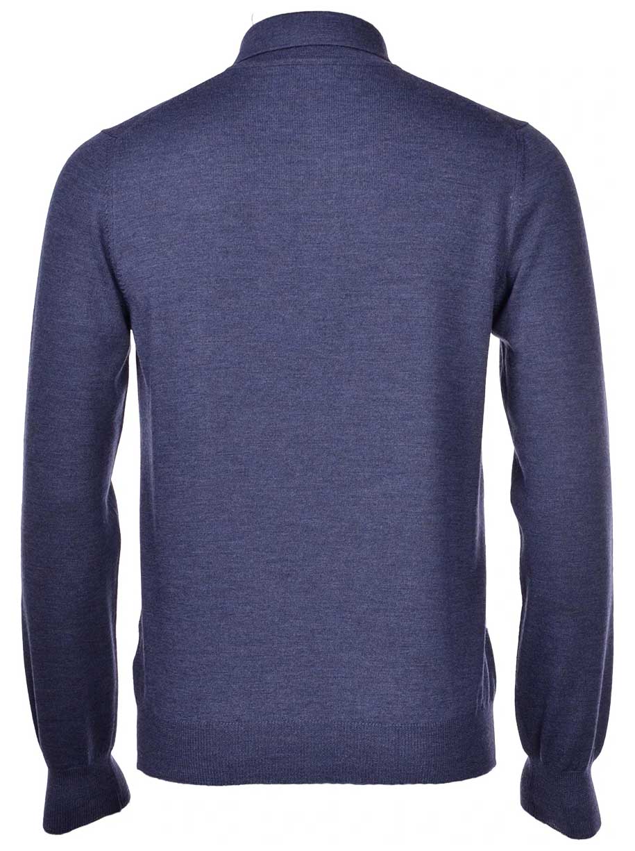 Gran Sasso Polo & T-Shirts Gran Sasso - Merino Wool Long Sleeve Polo