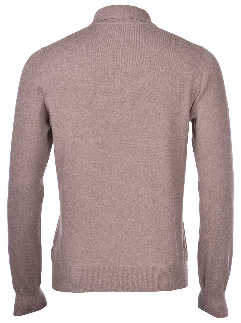 Gran Sasso Polo & T-Shirts Gran Sasso - Merino Wool Long Sleeve Polo