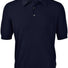 Gran Sasso Polo & T-Shirts Gran Sasso - Textured Cotton Navy Polo Shirt