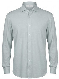 Gran Sasso Shirts Gran Sasso - Cotton Piqué Green Shirt