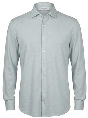 Gran Sasso Shirts Gran Sasso - Cotton Piqué Green Shirt