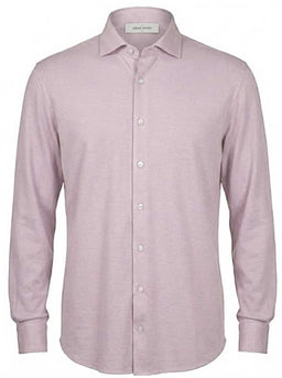 Gran Sasso Shirts Gran Sasso - Cotton Piqué Pink Shirt