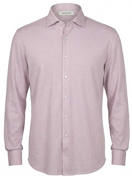 Gran Sasso Shirts Gran Sasso - Cotton Piqué Pink Shirt