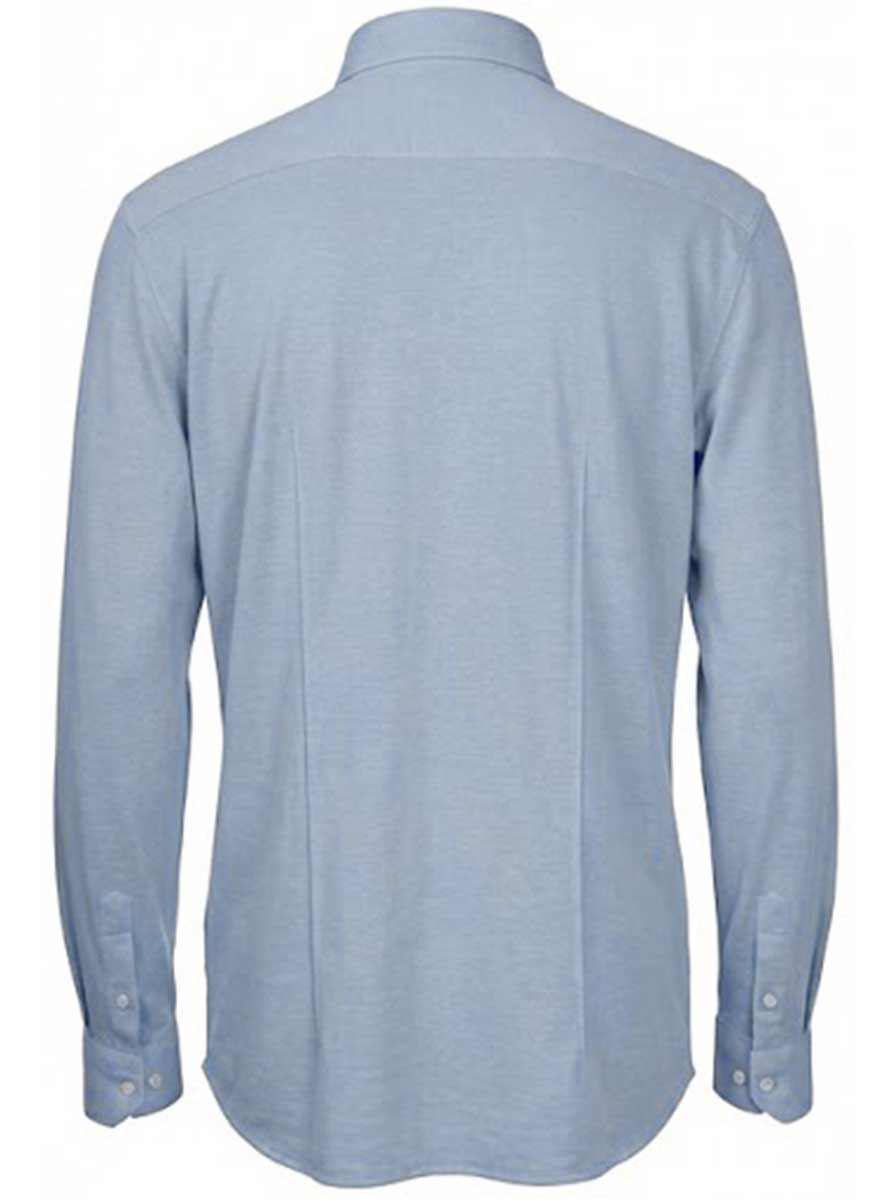 Gran Sasso Shirts Gran Sasso - Cotton Piqué Sky Shirt