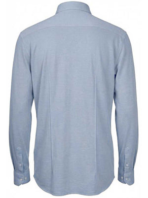 Gran Sasso Shirts Gran Sasso - Cotton Piqué Sky Shirt