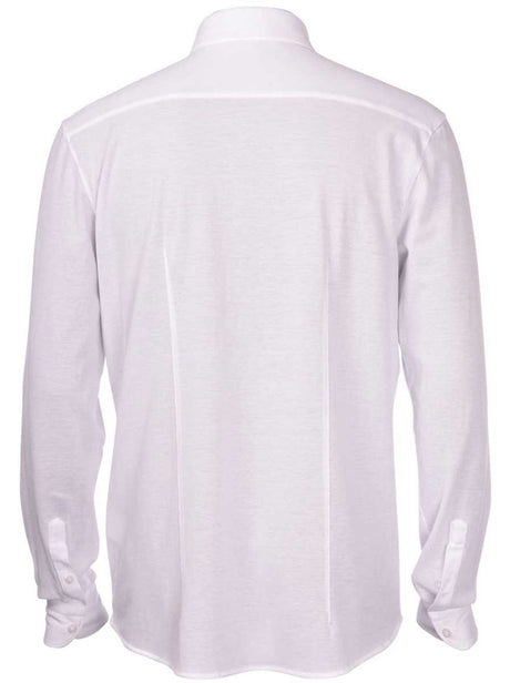 Gran Sasso Shirts Gran Sasso - Cotton Piqué White Shirt