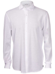 Gran Sasso Shirts Gran Sasso - Cotton Piqué White Shirt