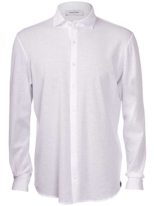 Gran Sasso Shirts Gran Sasso - Cotton Piqué White Shirt