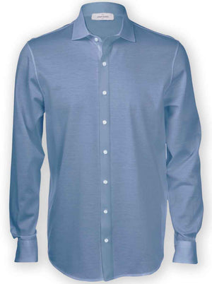 Gran Sasso Shirts Gran Sasso - Jersey Cotton Piquet Shirt