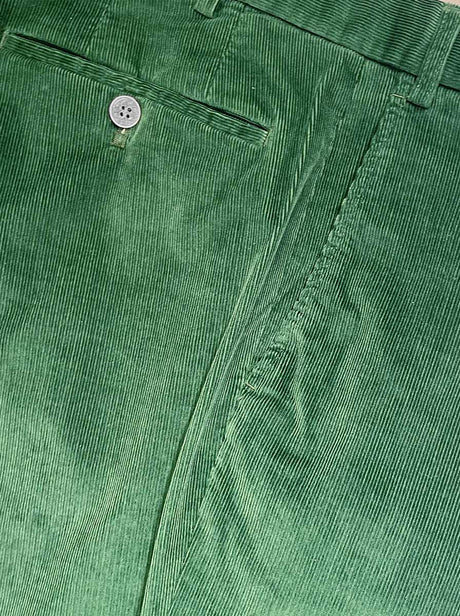 Hiltl Chinos/Trousers Hiltl - Green Needle Cord