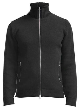 Holebrook Hybrid Holebrook - Måns Zip Knitted Windproof Antracite Sweater