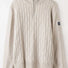 Holebrook Knitwear & Jumpers Holebrook - Alvin ¼ Zip Knitted Windproof Off White Sweater
