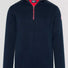 Holebrook Knitwear & Jumpers Holebrook - Martin ¼ Zip Knitted Windproof Navy Sweater