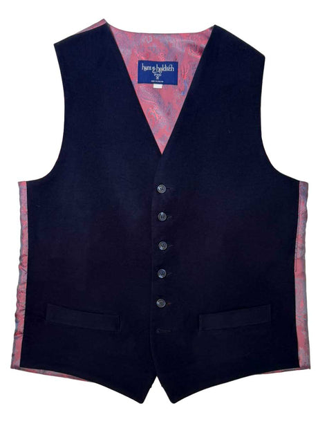 Hunt & Holditch Waistcoat Hunt & Holditch - Cotton Moleskin Navy Waistcoat
