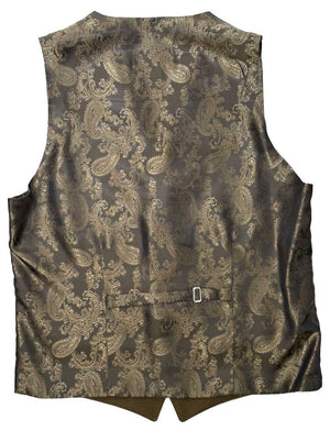 Hunt & Holditch Waistcoat Hunt & Holditch - Cotton Moleskin Taupe Waistcoat
