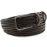 Huxley Tanner Belt Huxley Tanner - 35mm Woven Leather Stretch Brown Belt
