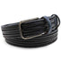 Huxley Tanner Belt Huxley Tanner - 35mm Woven Leather Stretch Navy Belt HT-OWE003-nos