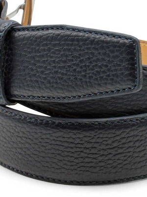 Huxley Tanner Belt Huxley Tanner - 40mm Leather Jeans Navy Belt