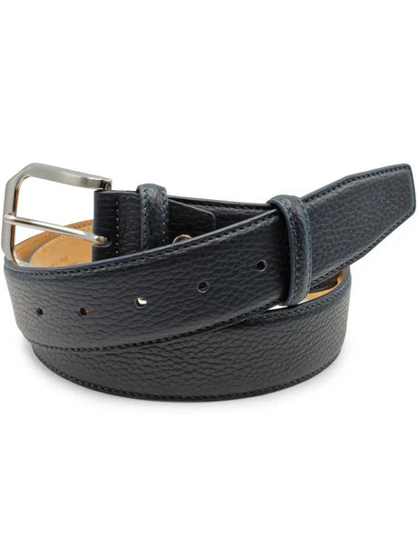 Huxley Tanner Belt Huxley Tanner - 40mm Leather Jeans Navy Belt