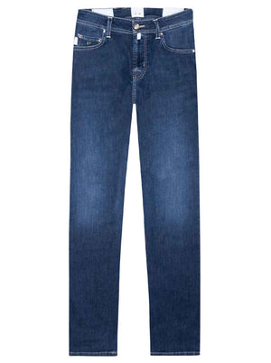 Jacon Cohën Chinos/Jeans/Trousers Tramrossa - Light Weight Denim Mid Wash Jean